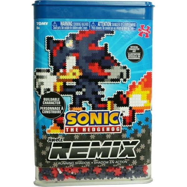 750pc Jixelz Remix Sonic the Hedgehog Running Shadow Kids Puzzle Set 8y+