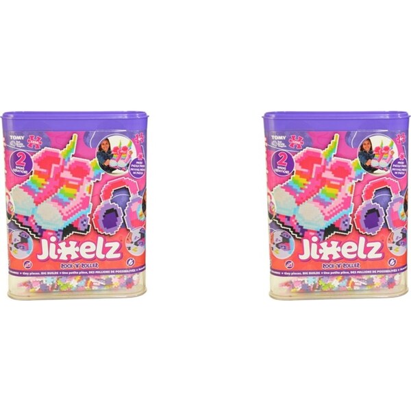 2x 1250pc Jixelz RockNRoller Set Kids/Children Puzzle Craft Kit Play Toy Set 6y+