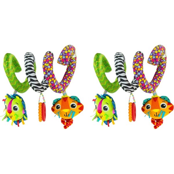 2x Lamaze Activity Spiral Baby/Infant Stroller Educational/Interactive Toy 0m+