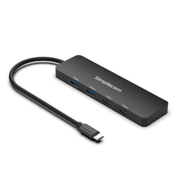 Simplecom CH392 USB 3.2 Gen2 USB-C 4-Port 10Gbps Hub (2x USB-A and 2x USB-C) CH392