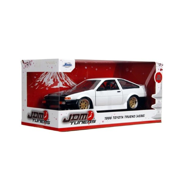 JDM Tuners 1986 Toyota Trueno AE86 1:24 Scale Diecast Vehicle
