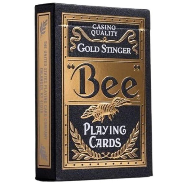 Bee Gold Stinger Playing Cards