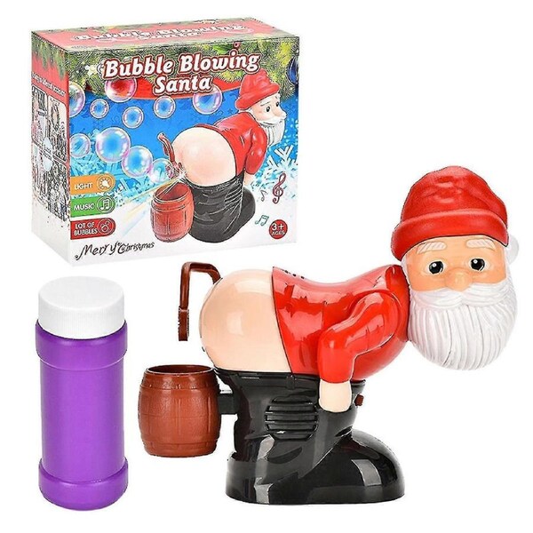 Christmas Bubble Machine, Santa Bubble Guns Electric Bubble Machine Bubble Toy Hot---Product Code 25000