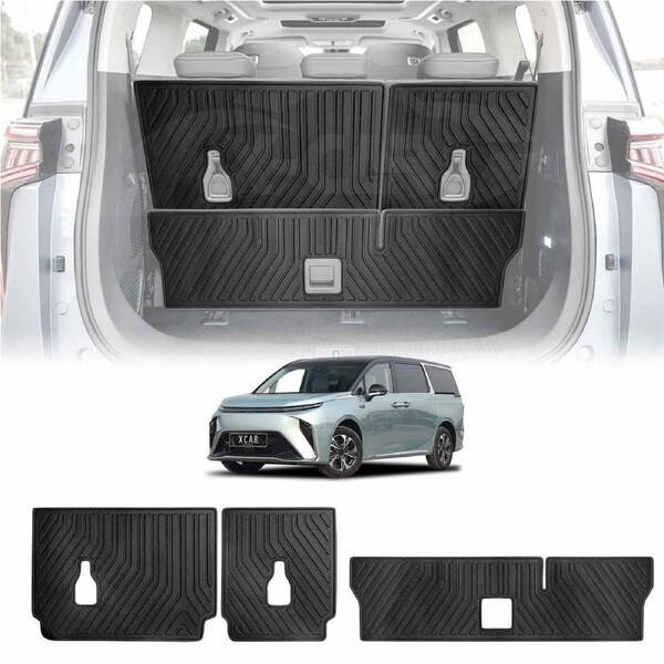 Boot Liner Back Seat Protector for LDV MIFA 9 MIFA9 2022-2025 All Weather Heavy Duty Cargo Car Trunk Kick Mats