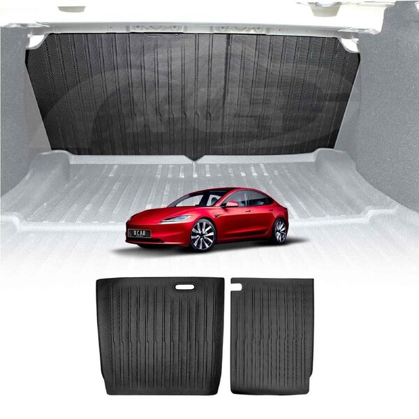 Back Seat Protector for Tesla Model 3 Highland 2023-Onwards All-Weather Heavy Duty Car Seat Kick Mats Cover