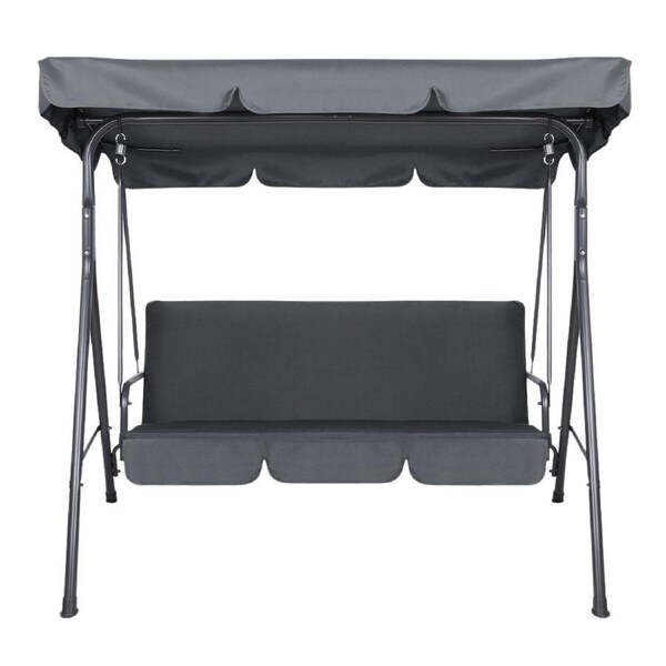 Outdoor Furniture Swing Chair Hammock 3 Seater Bench Seat Canopy 170x110x155cm