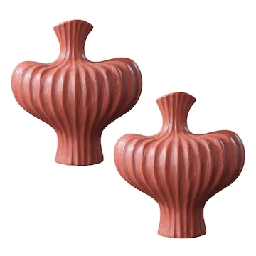 SOGA 2 Pack 30cm Large Decorative Ceramic Vases