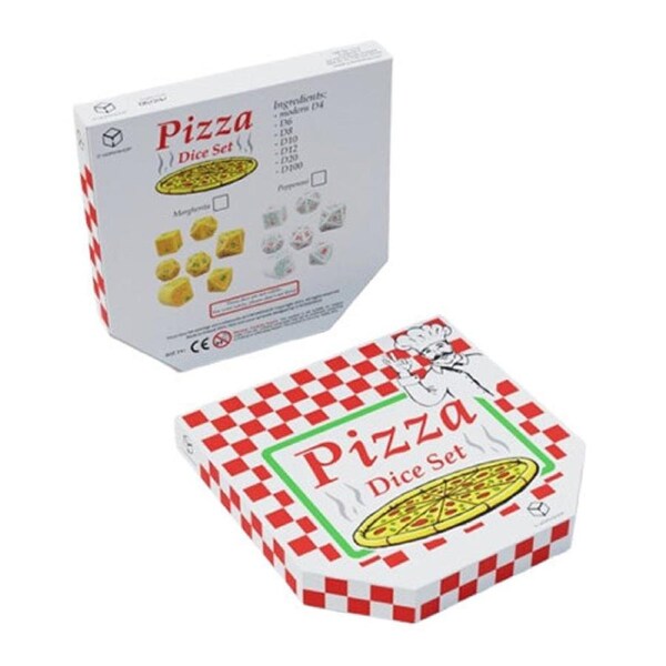 Q Workshop Pizza Margherita Dice Set 7