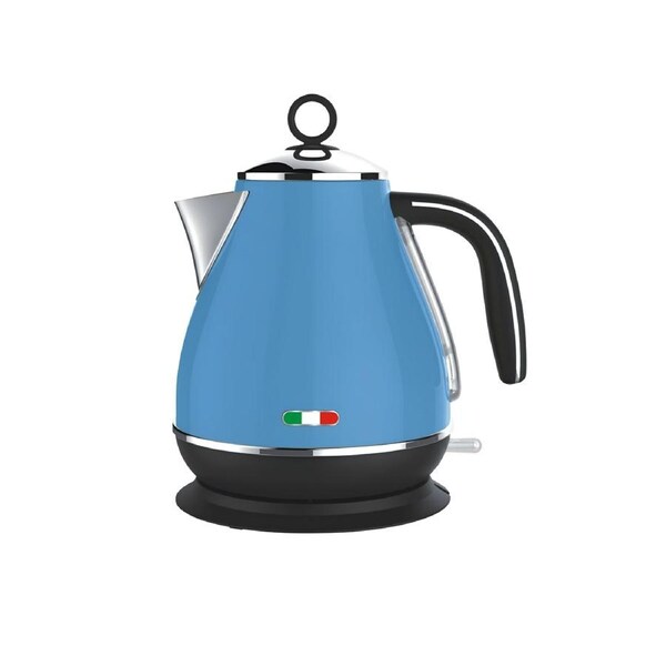 Vintage Electric Kettle Sky Blue 1.7L Stainless Steel Auto OFF 2200W