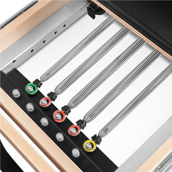 Lifespan Fitness Pilates Machine 5 Springs Package (3x Red 1x Yellow 1x Green)