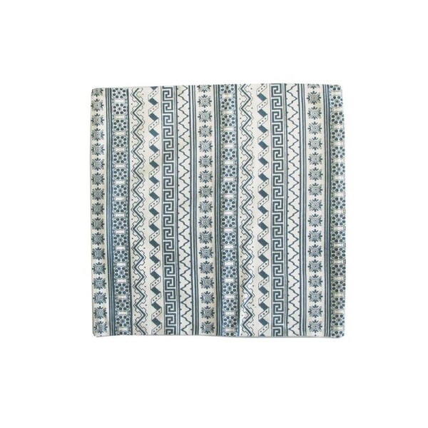 Layla Indigo Printed Cotton Cushion Cover 43 x 43cm