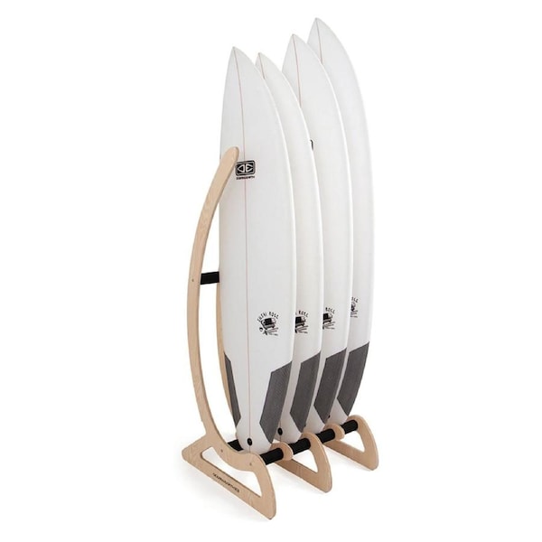 Timber Free Standing Surfboard Racks - Ocean & Earth