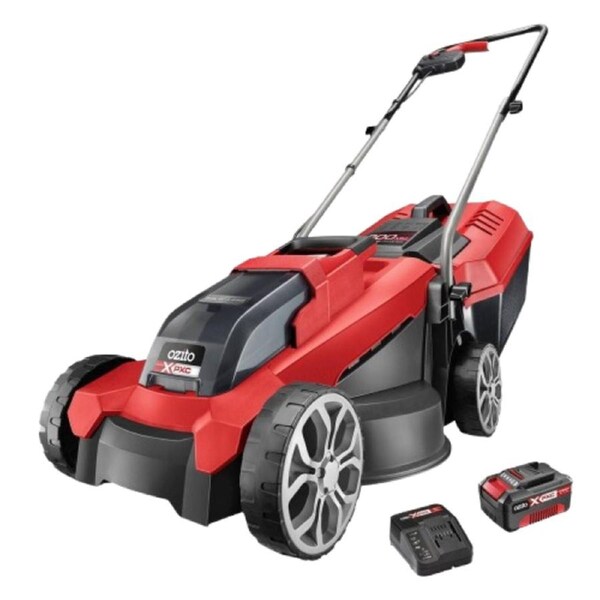 Ozito PXC 18V 300mm Brushless Lawn Mower 4.0Ah Kit PXCLMK-1418