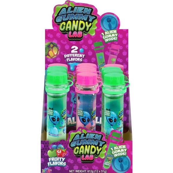 Alien Gummy Candy Lab 51g x 12