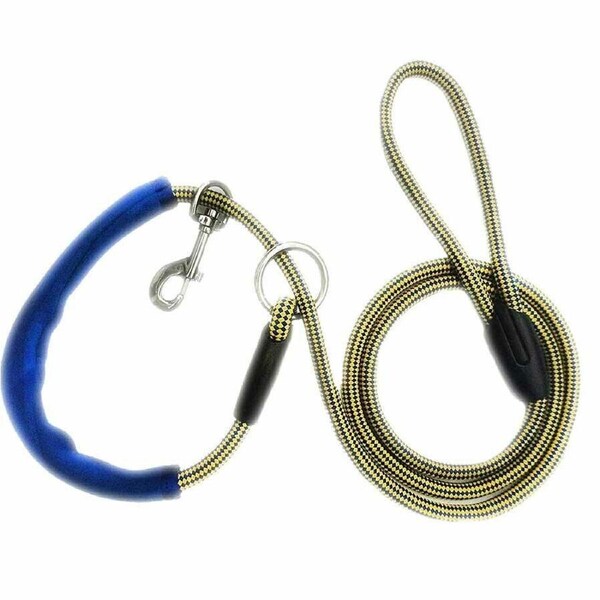 Monster Walker Non-Choke Mini Leash for Dogs 2-10kg Blue/Yellow