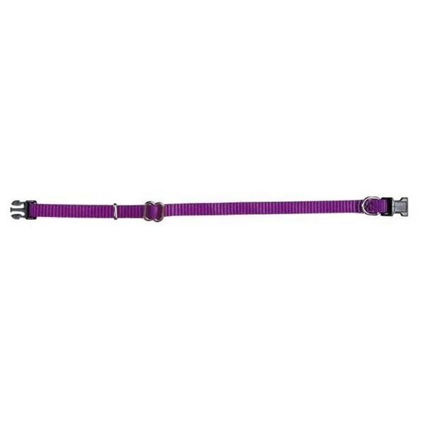 Prestige Pet 3/8 Inch Adjustable Nylon Puppy Collar Purple 23-36cm