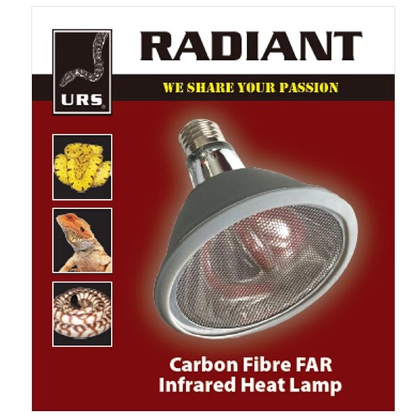URS Carbon Fibre FAR Radiant Infared Heat Lamp 100w