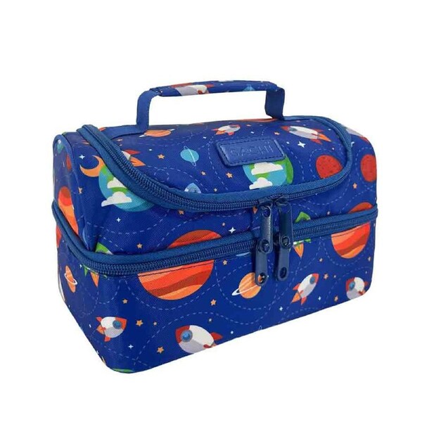 Sachi Insulated Double Decker Lunch Bag - Outer Space