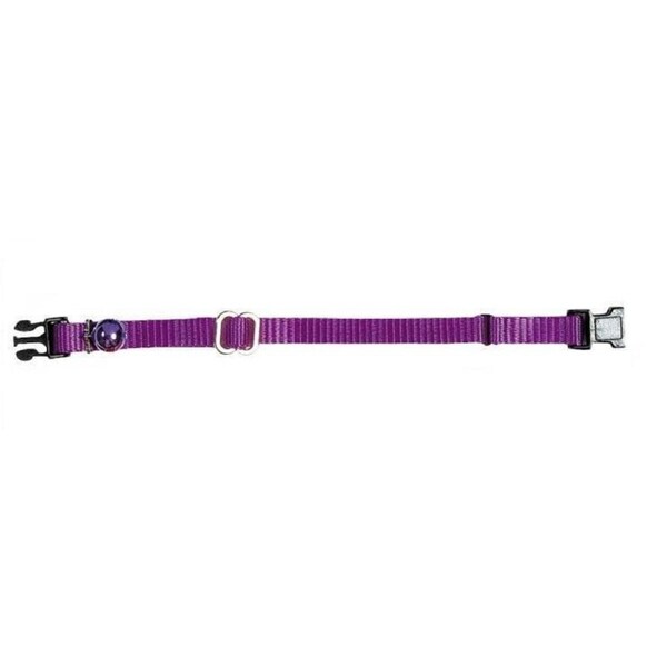 Prestige Pet 3/8 Inch Adjustable Cat Collar Purple 23-36cm