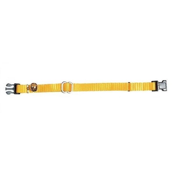 Prestige Pet 3/8 Inch Adjustable Cat Collar Gold 23-36cm
