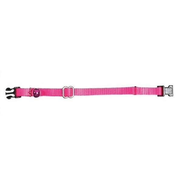 Prestige Pet 3/8 Inch Adjustable Cat Collar Hot Pink 23-36cm