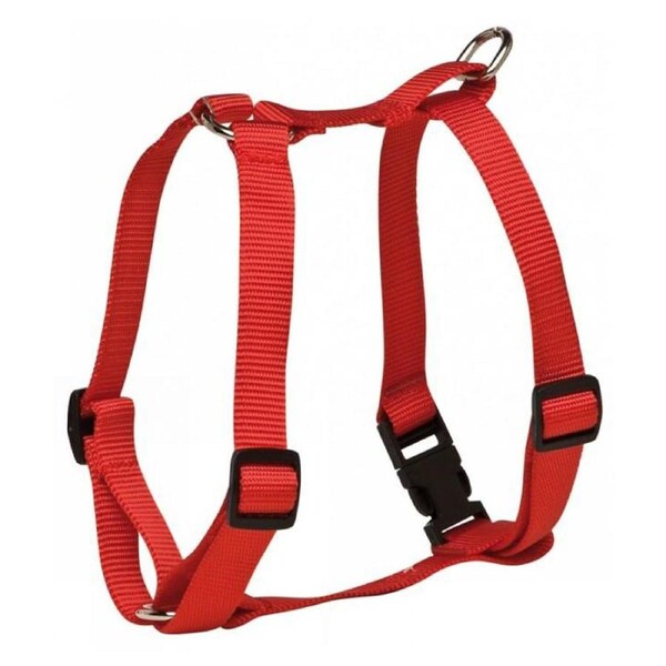 Prestige Pet 3/4 Inch Adjustable Dog Harness Red 30-51cm