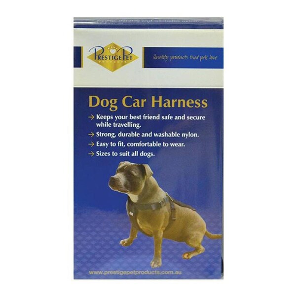 Prestige Pet Nylon Dog Car Safety Harness Black Small
