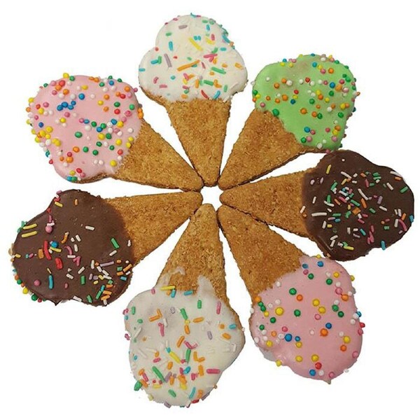 Huds & Toke IceCream Cone Cookies Dog Treat 8cm 4 Pack
