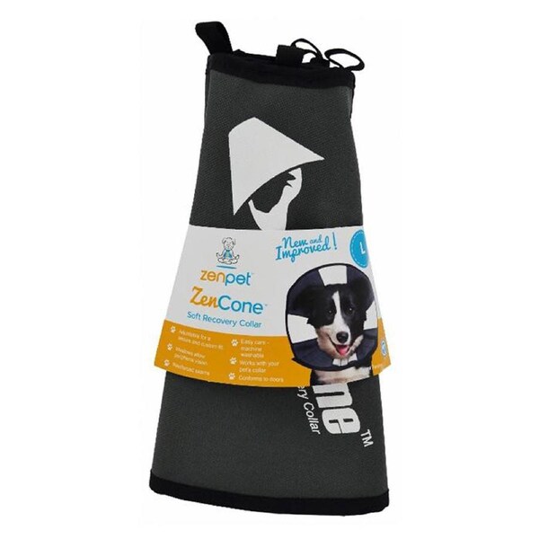 Zenpet Zen Cone Soft Recovery Collar for Dogs & Cats Large