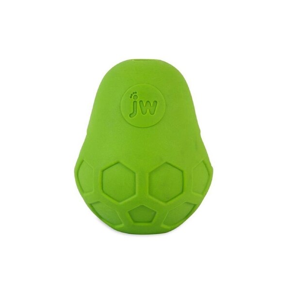 JW Pet Tumble Teez Dog Treat Puzzler Dog Toy Green Small