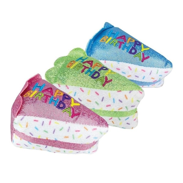 Multipet Birthday Cake Pet Cat Toy with Catnip Assorted 7.6cm