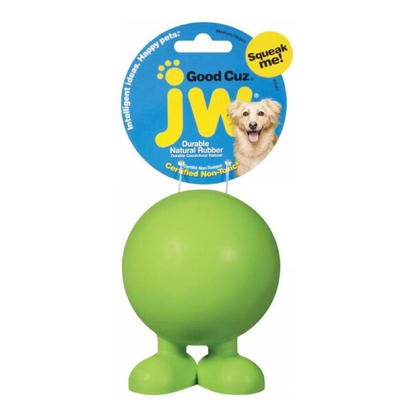 JW Pet Good Cuz Dog Squeaker Toy Assorted Medium 7.5cm