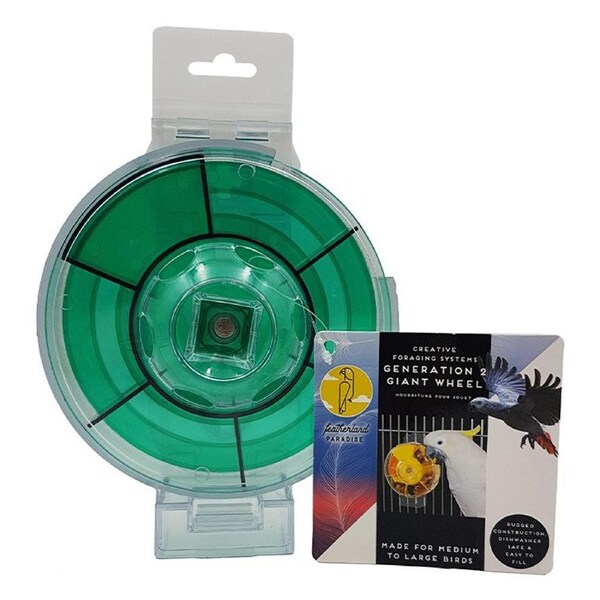 Featherland Paradise Generation II Foraging Wheel Bird Toy 15.2cm