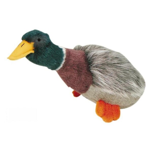 Multipet Migrators Mallard Plush Dog Squeaker Toy 24cm