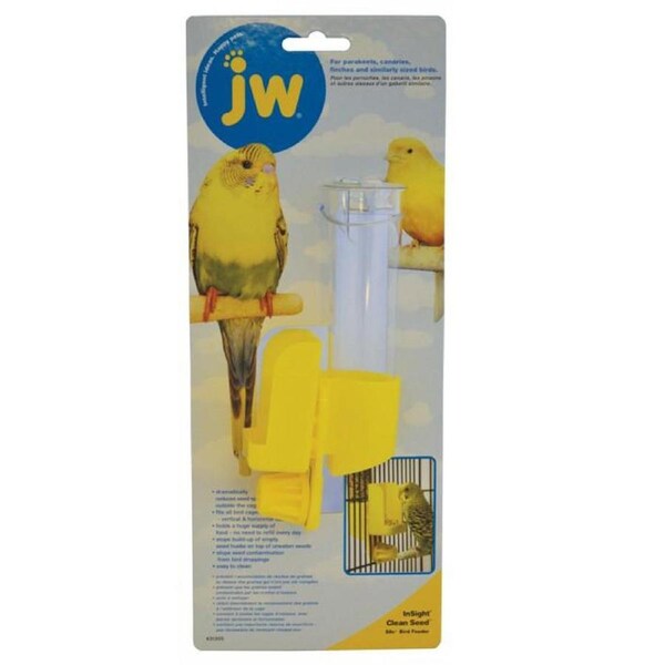 JW Pet Insight Clean Seed Silo Feeder for Small Birds 18cm