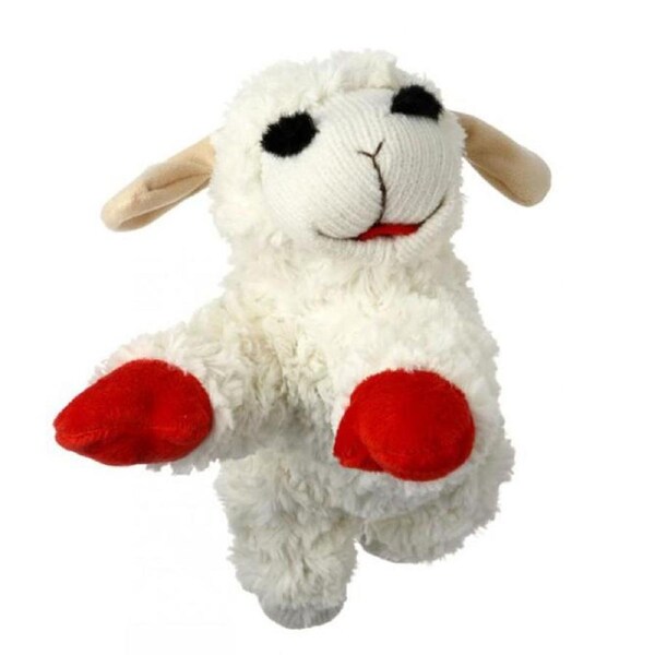 Multipet Lamb Chop Soft Plush Dog Squeaker Toy 26cm