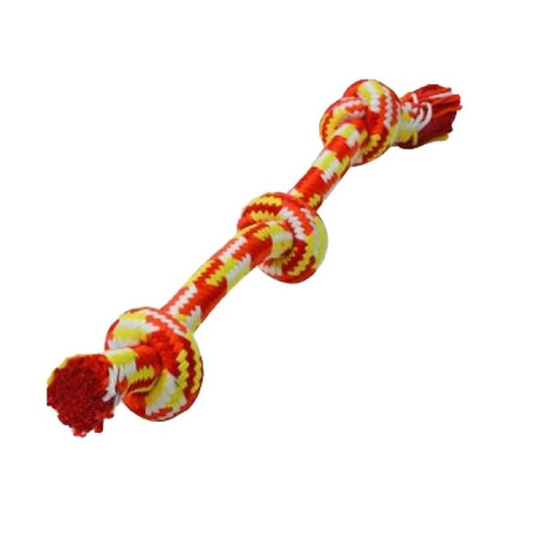 Flossy Chews Braidys 3 Knot Tug Dog Chew Toy Large 63cm