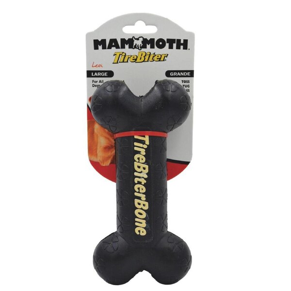TireBiter Bone w/ Treat Station Dog Chew Toy Large 18cm