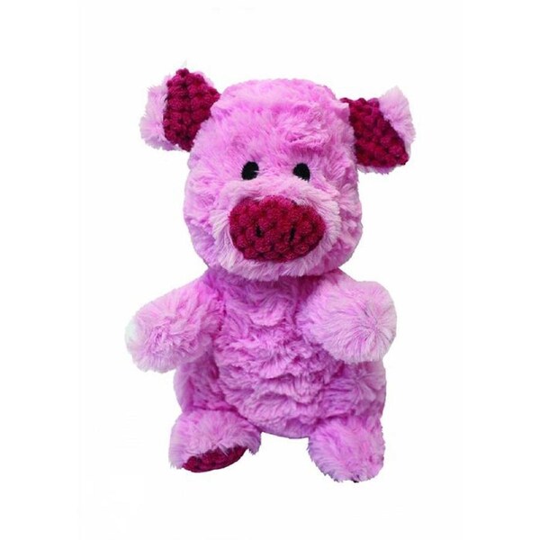 Multipet Wrinkleez Pig Plush Dog Squeaker Toy 24cm