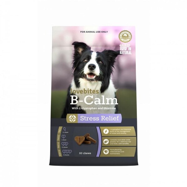 Vetafarm Lovebites B Calm Stress Relief Dog Chew 60 Pack