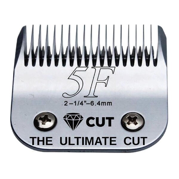 Diamond Cut Detachable A5 Style Carbon Steel Clipper Blade Size 5F