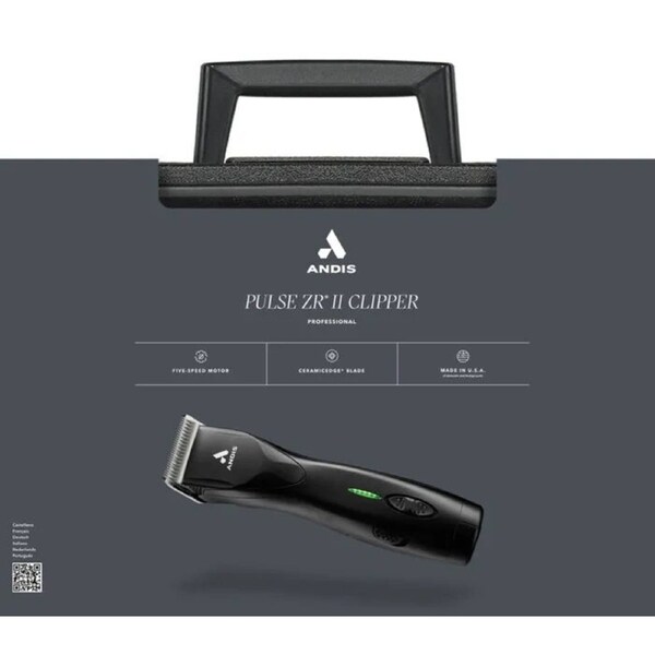 Andis Pulse ZR II Cordless Lithium-ion Pet Dog Grooming Clipper