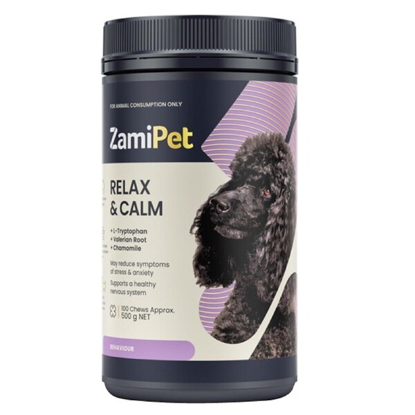 Zamipet Relax & Calm Chewable Dog Supplement 100 Pack