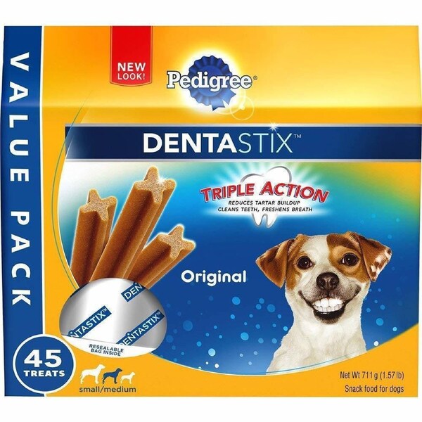 Pedigree Dog Treats Dentastix Small Breed Oral Care 4 x 28 Pack