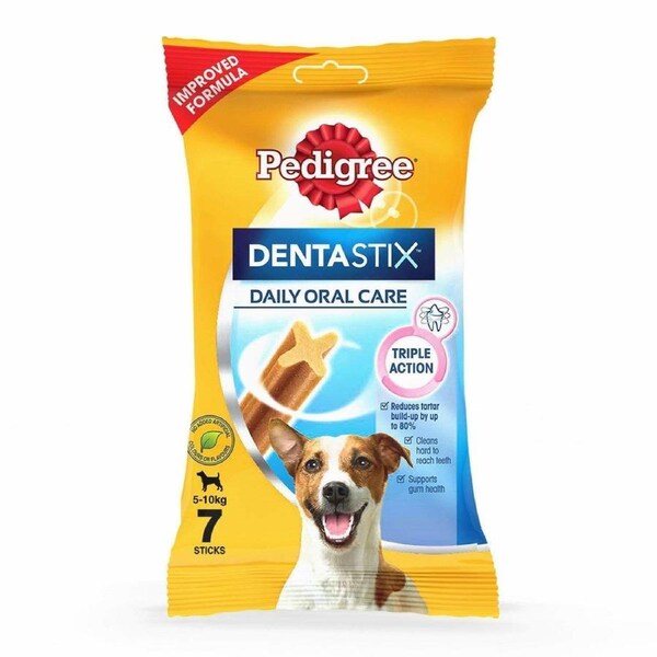 Pedigree Dog Treats Dentastix Small Breed Oral Care 10 x 7 Pack