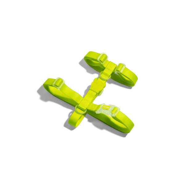 Zee Dog Neopro Adjustable Soft Dog H Harness Yellow XS