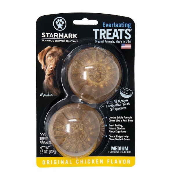 Starmark Everlasting Treats Dog Chew Treat Chicken Medium