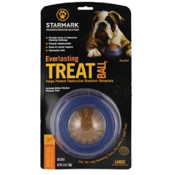 Starmark Everlasting Treat Ball Dog Chew Toy Large