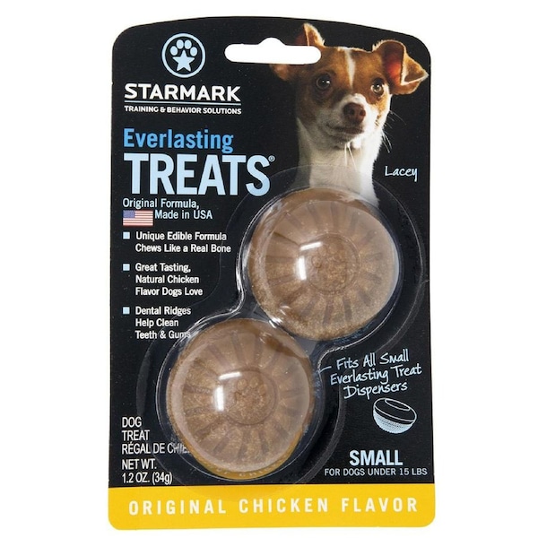 Starmark Everlasting Treats Dog Chew Treat Chicken Small