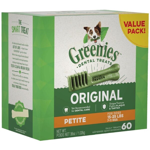 Greenies Original Petite Dogs Dental Treats 7-11kg 1kg
